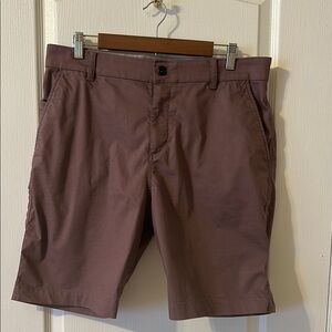 Nike Purple Tan Golf Shorts Size 34